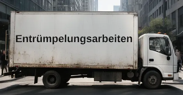Entrümpelungsarbeiten LKW